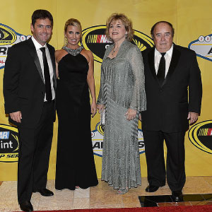 Suggs Sports Marketing team members at the NASCAR Awards Banquet in Las Vegas